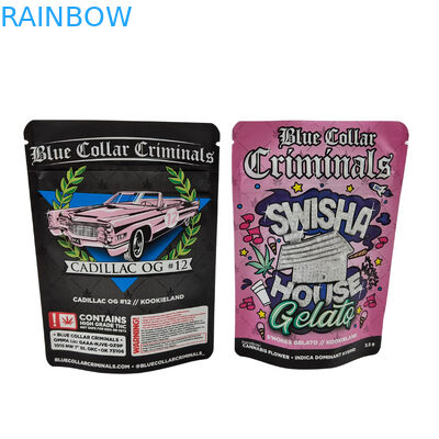 Yantian पोर्ट शिपिंग हर्बल धूप पैकेजिंग CMYK में स्टैंड अप बैग और ज़िपर के साथ