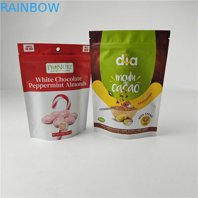 उच्च गुणवत्ता कस्टम डिजिटल प्रिंटिंग पीई पुनः प्रयोज्य ज़िपर पाउच प्लास्टिक स्टैंड अप मायलर बैग