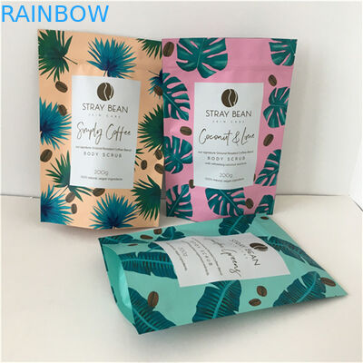 नवीनतम पुनः बंद करने योग्य नमी प्रतिरोधी टुकड़े टुकड़े एल्यूमीनियम पन्नी Mylar पाउच स्नान नमक पैकेजिंग