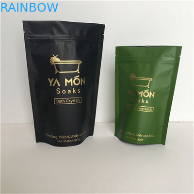 उपयुक्त मूल्य एल्यूमीनियम पन्नी गंध प्रूफ और नमी प्रूफ जिपर के साथ खड़े-खड़े बैग