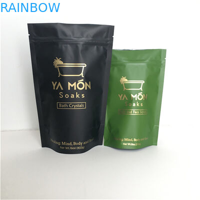 उपयुक्त मूल्य एल्यूमीनियम पन्नी गंध प्रूफ और नमी प्रूफ जिपर के साथ खड़े-खड़े बैग