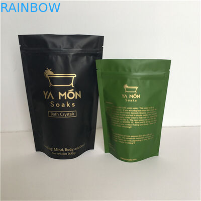 उपयुक्त मूल्य एल्यूमीनियम पन्नी गंध प्रूफ और नमी प्रूफ जिपर के साथ खड़े-खड़े बैग