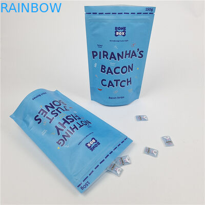 थोक अनुकूलित लोगो डिजिटल मुद्रण ज़िप लॉक प्लास्टिक पीईटी एल्यूमीनियम फ्रॉस्टेड स्टैंड अप पॉच बैग