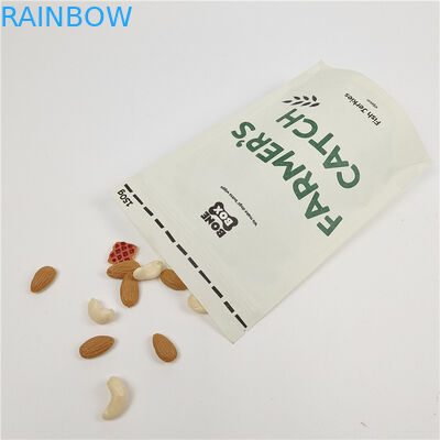 कस्टम डिजिटल प्रिंटिंग स्टैंड अप ज़िपर बैग गंध प्रतिरोधी क्राफ्ट पेपर बैग कस्टम प्रिंटिंग बायोडिग्रेडेबल पेपर बैग