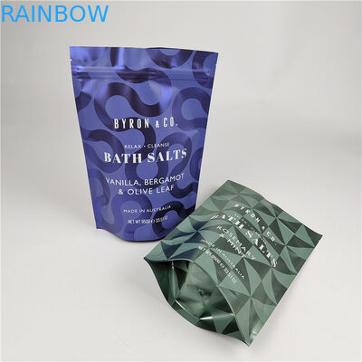 जिपर गंध सबूत नमी सबूत शरीर स्क्रब पैकेजिंग बैग के साथ खड़े हो जाओ बैग