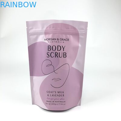 सीडीआर एआई पीएसडी पीडीएफ डिजाइन फ़ाइल कॉस्मेटिक्स के लिए बाथ सॉल्ट मायलर बैग