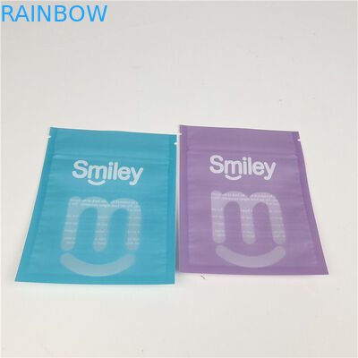 साफ दांत संरेखक Mylar तीन पक्षीय सील प्लास्टिक बैग पैकेजिंग रिसाव सबूत और नमी सबूत