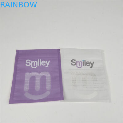 साफ दांत संरेखक Mylar तीन पक्षीय सील प्लास्टिक बैग पैकेजिंग रिसाव सबूत और नमी सबूत