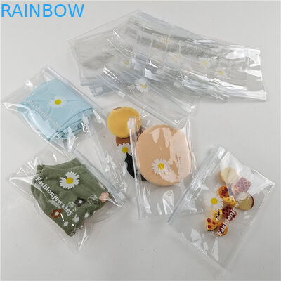 उच्च पारदर्शी पीई सामग्री अनुकूलित आकार और रंग के साथ Comestic के लिए प्लास्टिक पैकेजिंग बैग