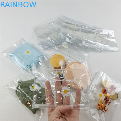 उच्च पारदर्शी पीई सामग्री अनुकूलित आकार और रंग के साथ Comestic के लिए प्लास्टिक पैकेजिंग बैग