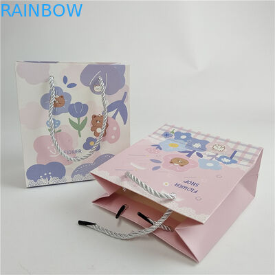 प्रमोशनल गुणवत्ता आश्वासन कस्टम डिजिटल प्रिंटिंग लोगो मुद्रित शॉपिंग पेपर बैग पैकेजिंग