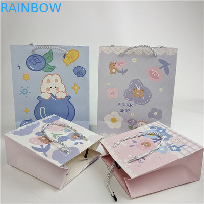 प्रमोशनल गुणवत्ता आश्वासन कस्टम डिजिटल प्रिंटिंग लोगो मुद्रित शॉपिंग पेपर बैग पैकेजिंग