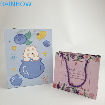 प्रमोशनल गुणवत्ता आश्वासन कस्टम डिजिटल प्रिंटिंग लोगो मुद्रित शॉपिंग पेपर बैग पैकेजिंग