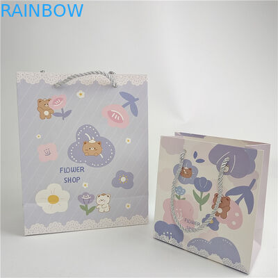 प्रमोशनल गुणवत्ता आश्वासन कस्टम डिजिटल प्रिंटिंग लोगो मुद्रित शॉपिंग पेपर बैग पैकेजिंग