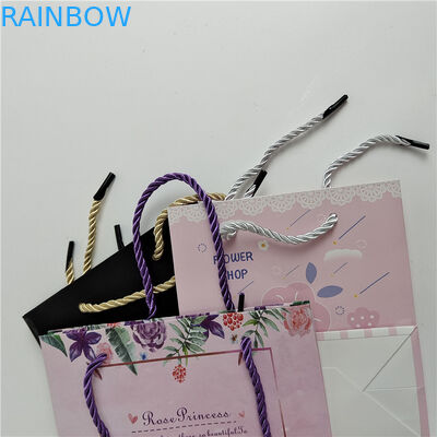 नवीनतम स्वीकार्य 10 रंग तक उपलब्ध कस्टम डिजिटल प्रिंटिंग लोगो मुद्रित शॉपिंग पेपर बैग पैकेजिंग