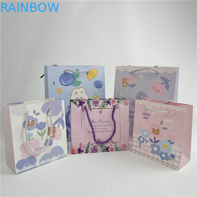 नवीनतम स्वीकार्य 10 रंग तक उपलब्ध कस्टम डिजिटल प्रिंटिंग लोगो मुद्रित शॉपिंग पेपर बैग पैकेजिंग