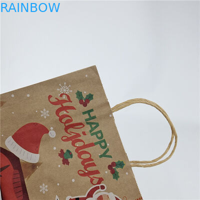 उपहार/कपड़े/खरीदारी के लिए ड्रॉस्ट्रिंग के साथ अनुकूलित पेपर बैग पर्यावरण के अनुकूल और सस्ती