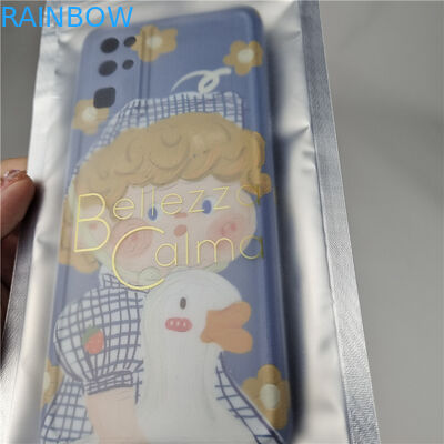 उच्च गुणवत्ता कस्टम निजी लोगो तीन पक्षीय सील बैग आसान आंसू लाइन पैकेजिंग बैग खिड़की के साथ