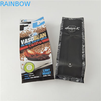 सबसे अधिक बिकने वाले 250 ग्राम 500 ग्राम 1 किलो के लिए कॉफी बीन्स के लिए पुनर्नवीनीकरण योग्य पर्यावरण के अनुकूल गसेट पैकेजिंग बैग