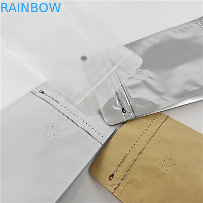 गुणवत्ता आश्वासन कस्टम डिजिटल प्रिंटिंग भंडारण ज़िप लॉक पैक टुकड़े टुकड़े एल्यूमीनियम पन्नी बैग