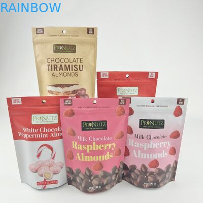 अनुकूलित निजी लोगो ज़िपर प्लास्टिक खड़े हो जाओ ज़िप लॉक पैकेजिंग बैग पैक खाद्य पदार्थ कुकीज़