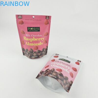 अनुकूलित निजी लोगो ज़िपर प्लास्टिक खड़े हो जाओ ज़िप लॉक पैकेजिंग बैग पैक खाद्य पदार्थ कुकीज़