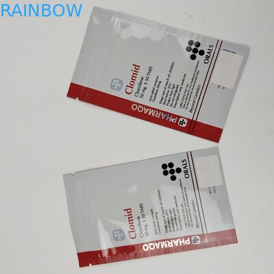 भंडारण प्रचारक खाद्य पैकेजिंग दांतों की देखभाल के लिए तीन पक्षीय सील बैग थर्मल सील बंद के साथ पैकेजिंग ज़िपर के साथ