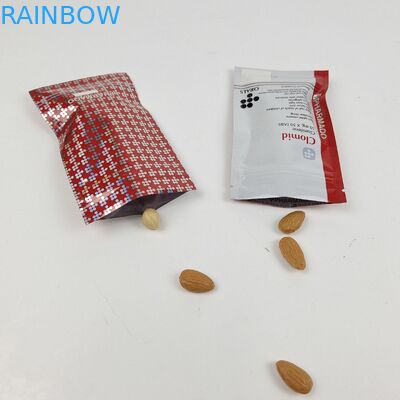 भंडारण प्रचारक खाद्य पैकेजिंग दांतों की देखभाल के लिए तीन पक्षीय सील बैग थर्मल सील बंद के साथ पैकेजिंग ज़िपर के साथ