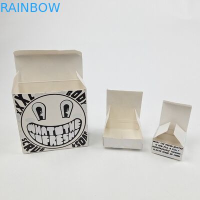 कस्टम चमकदार यूवी मैट फिल्म सफेद कार्डबोर्ड पेपर बॉक्स 400 ग्राम कॉस्मेटिक नमूना के लिए आर्गन तेल