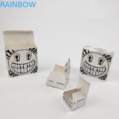 कस्टम चमकदार यूवी मैट फिल्म सफेद कार्डबोर्ड पेपर बॉक्स 400 ग्राम कॉस्मेटिक नमूना के लिए आर्गन तेल