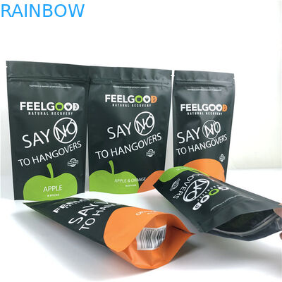 कस्टम लोगो मुद्रित स्टैंड अप ज़िपर बैग गंध प्रूफ जलरोधक प्लास्टिक पैकेजिंग बैग