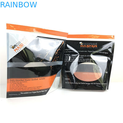 मैट एल्यूमीनियम पन्नी स्टैंड अप पॉच ज़िपलॉक ग्रेवरेज मुद्रण अनुकूलित रंग