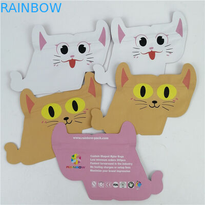 शीर्ष गुणवत्ता कस्टम लोगो मुद्रित उन्नत विशेष आकार पैकेजिंग प्लास्टिक पन्नी पाउच बैग