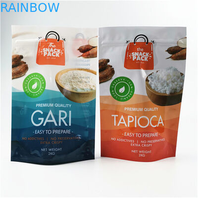 पर्यावरण के अनुकूल और सुरक्षित सामग्री चमकदार खत्म अनुकूलित आकार और डिजाइन आवश्यकताएं एल्यूमीनियम पन्नी Mylar Doypack