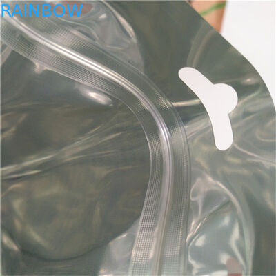 खाद्य पैकेजिंग सामग्री एल्यूमीनियम पन्नी नमी के सबूत स्नैक बैग के लिए खड़े बैग ज़िपर के साथ पैकेजिंग