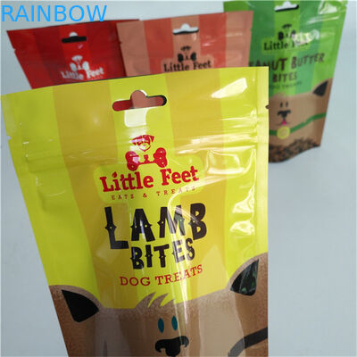 खाद्य पैकेजिंग सामग्री एल्यूमीनियम पन्नी नमी के सबूत स्नैक बैग के लिए खड़े बैग ज़िपर के साथ पैकेजिंग