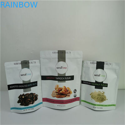 पर्यावरण के अनुकूल कस्टम निजी लोगो चिकनी भंडारण पैकेजिंग पाउडर के लिए प्लास्टिक पन्नी पाउच बैग