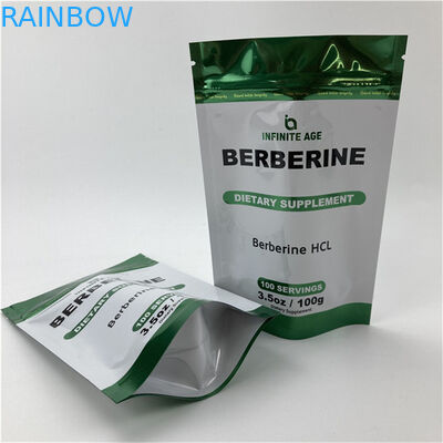 थोक कस्टम मुद्रित खड़े खाली थैली गुणवत्ता आश्वासन पैकेजिंग आंसू के निशान के साथ Mylar एल्यूमीनियम पन्नी बैग