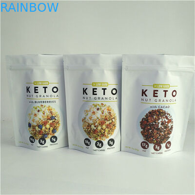 चीन आपूर्तिकर्ता कस्टम डिजाइन मुद्रण कस्टम आकार और डिजाइन आवश्यकताओं खाद्य पैकेजिंग के लिए ज़िपर के साथ खड़े बैग