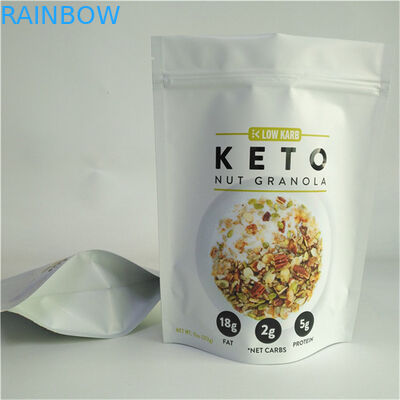 चीन आपूर्तिकर्ता कस्टम डिजाइन मुद्रण कस्टम आकार और डिजाइन आवश्यकताओं खाद्य पैकेजिंग के लिए ज़िपर के साथ खड़े बैग