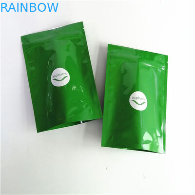 स्वीकार्य 10 रंग तक उपलब्ध गंध प्रतिरोधी खड़े बैग थर्मल सील ज़िपर शीर्ष