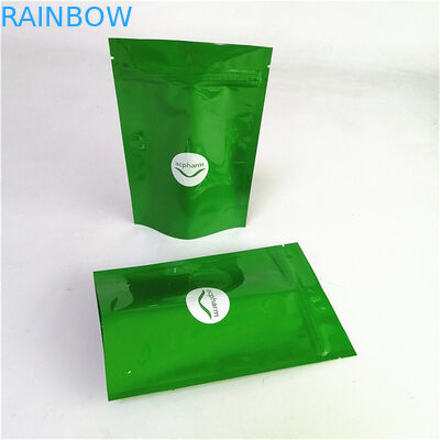 स्वीकार्य 10 रंग तक उपलब्ध गंध प्रतिरोधी खड़े बैग थर्मल सील ज़िपर शीर्ष