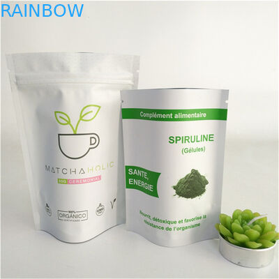 अनुकूलित मुद्रण हीट सील पुनः प्रयोज्य स्टैंड अप बैग खाद्य ग्रेड मायलर सैकेट पैकेजिंग