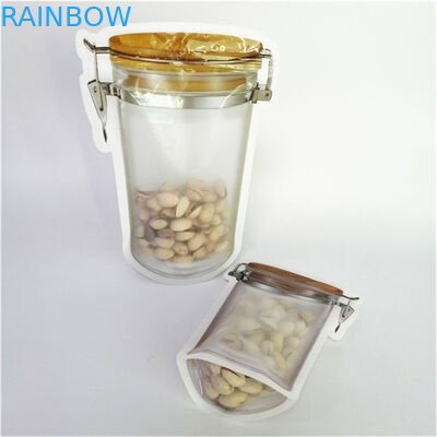 उच्च गुणवत्ता वाले कस्टम डिजिटल प्रिंटिंग पीई पुनर्नवीनीकरण प्लास्टिक खाद्य पैकेजिंग बैग