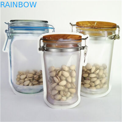 उच्च गुणवत्ता वाले कस्टम डिजिटल प्रिंटिंग पीई पुनर्नवीनीकरण प्लास्टिक खाद्य पैकेजिंग बैग