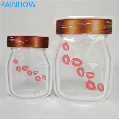 नई डिजाइन बेस्ट सेलिंग कस्टम मोटाई कस्टम लोगो मुद्रित खड़े हो जाओ ज़िपर बैग प्लास्टिक खाद्य सील पैकेजिंग