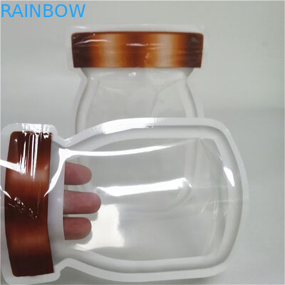 नई डिजाइन बेस्ट सेलिंग कस्टम मोटाई कस्टम लोगो मुद्रित खड़े हो जाओ ज़िपर बैग प्लास्टिक खाद्य सील पैकेजिंग