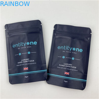 कस्टम लोगो मुद्रित जिपर मैट खत्म एल्यूमीनियम पन्नी Mylar Doypack के साथ खड़े हो जाओ बैग