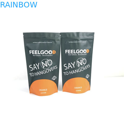 अनुकूलित आकार और डिजाइन आवश्यकताएं खड़े एल्यूमीनियम पन्नी ज़िपर बैग गंध सबूत अनुकूलित मुद्रित