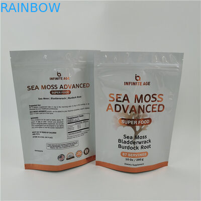 10 रंगों तक स्वीकार्य उपलब्ध आसान आंसू लाइन खड़े हो जाओ बैग थर्मल सील ज़िपर शीर्ष